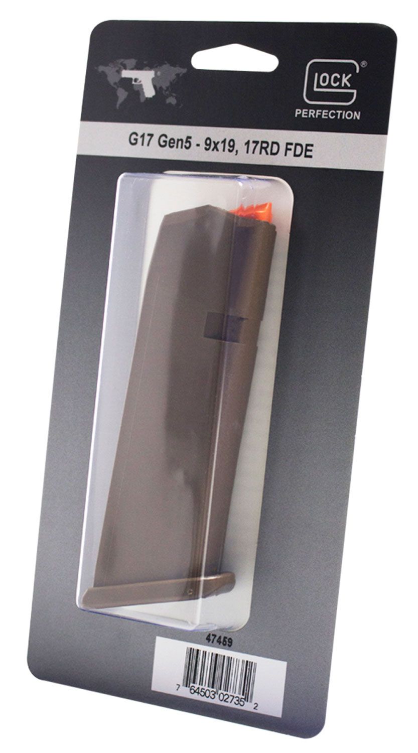 Glock 17 Round 9mm Luger Magazine OEM Flat Dark Earth