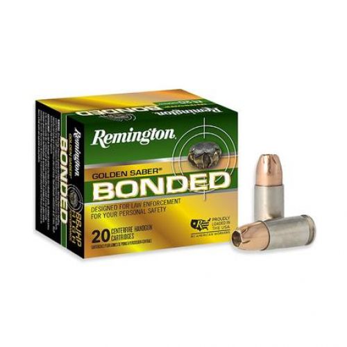 Remington Ammunition Golden Saber Bonded 9mm