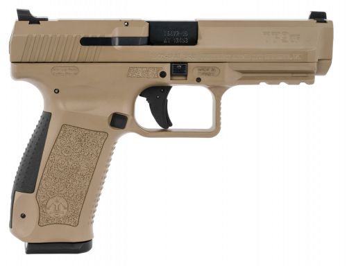 Canik TP9SF Nickel Trigger Components 9mm FDE/Tan Pistol