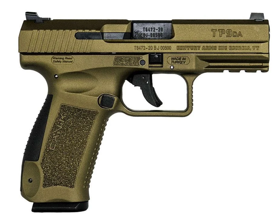 Canik TP9DA Double Action Single Action 9mm Burnt Bronze Pistol