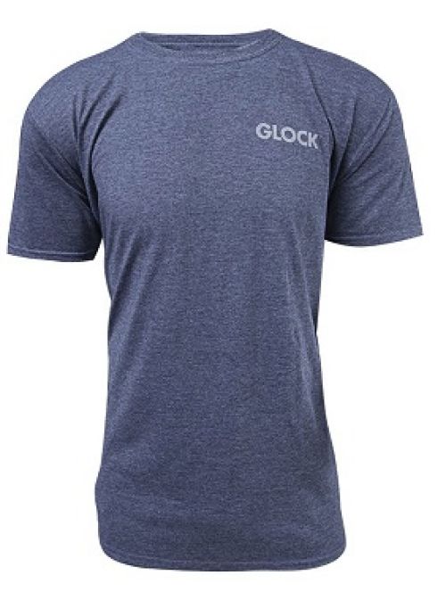 Glock American Flag Heather Navy 3XL Short Sleeve