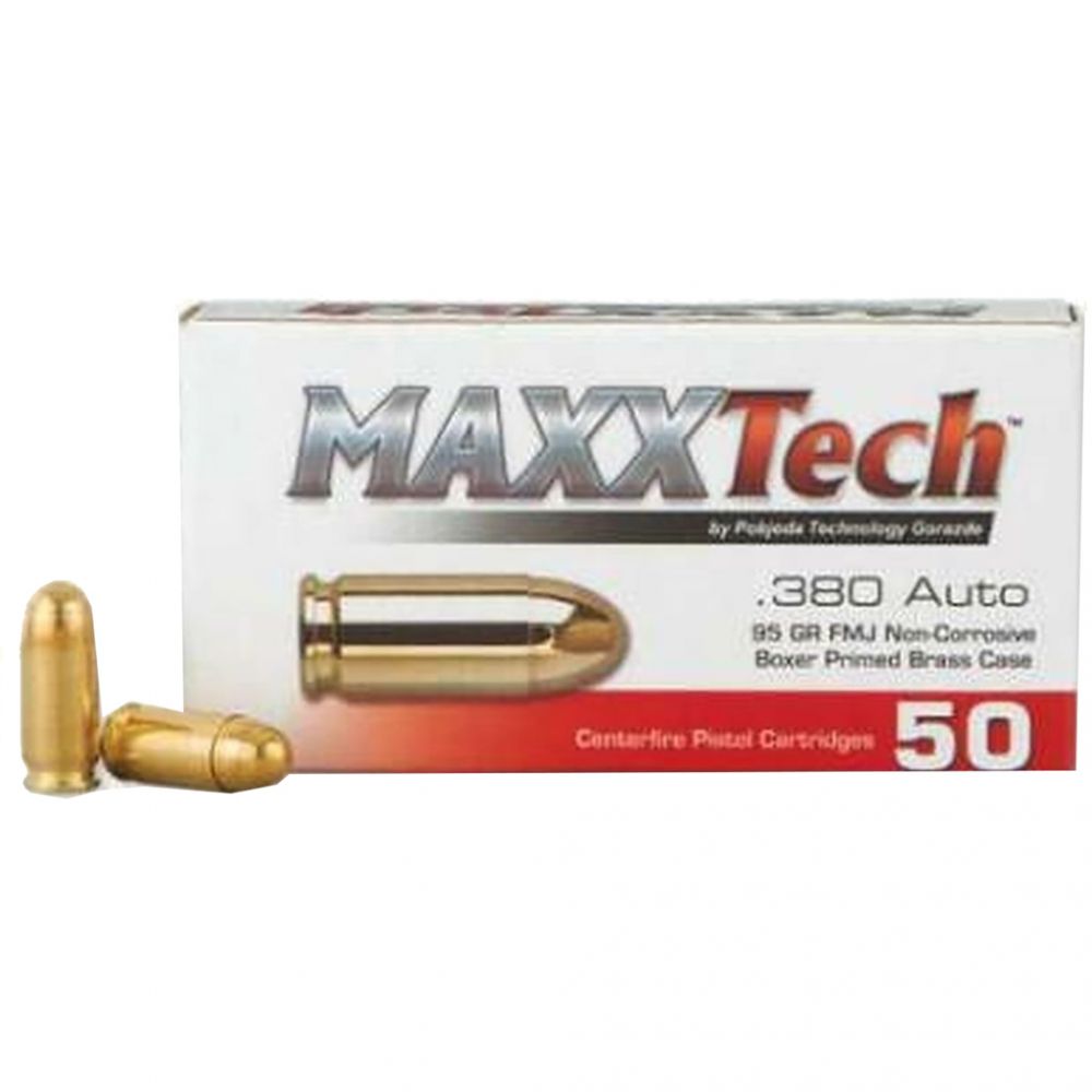 MaxxTech .380 ACP Full Metal Jacket