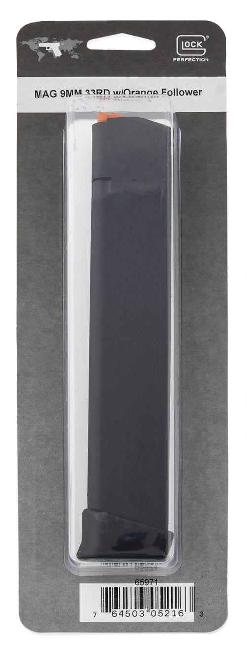 Glock OEM Extended Magazine 33rd 9mm Black