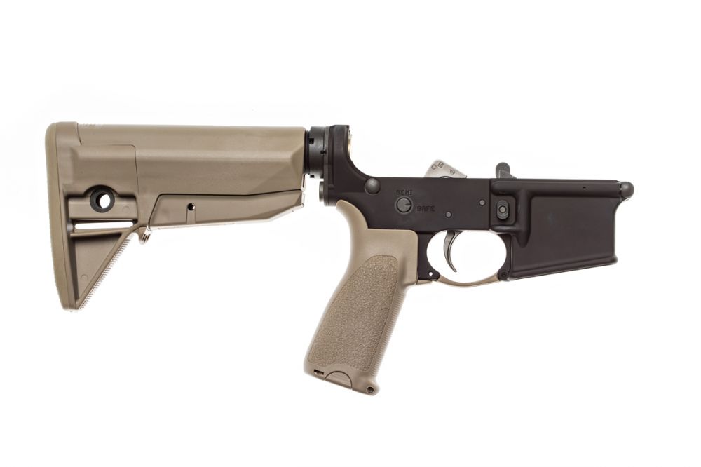 Bravo Company BCM Mod 0 Multiple Caliber Lower Receiver with Stock 10mm Flat Dark Earth Cerakote AR Platform