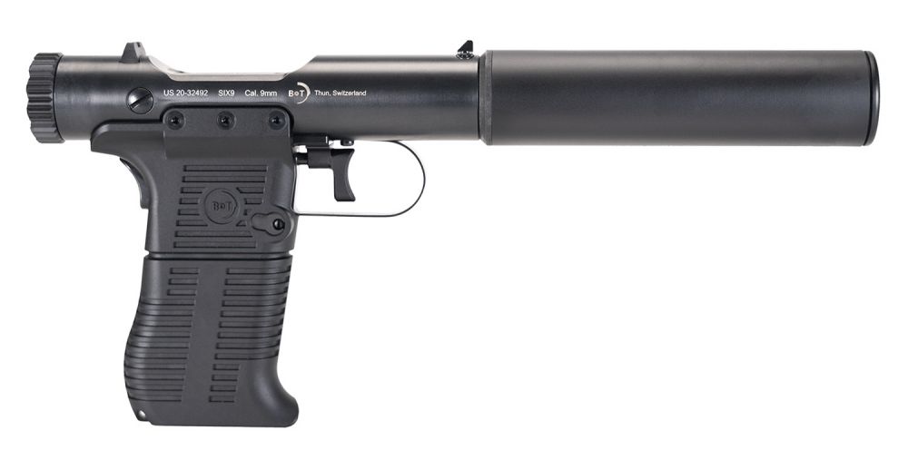 B&T Station SIX-9 9mm Blue/Black Bolt Action Pistol