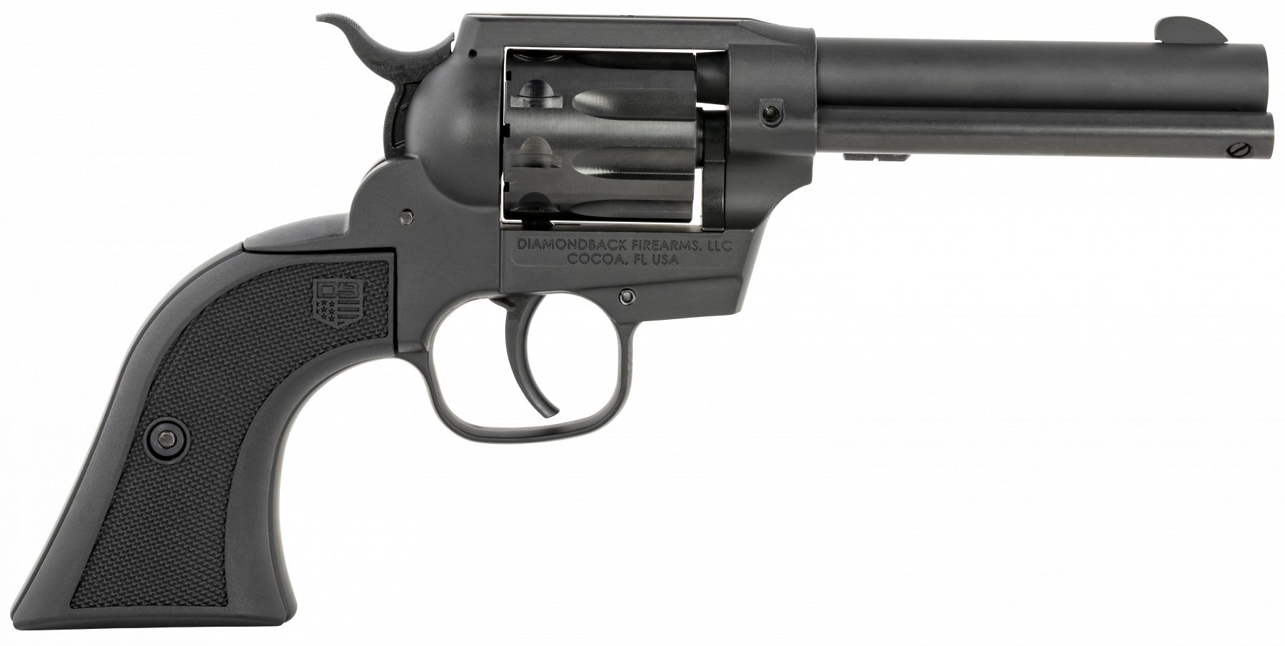 Diamondback Firearms Sidekick 9-Shot .22 LR Black Revolver