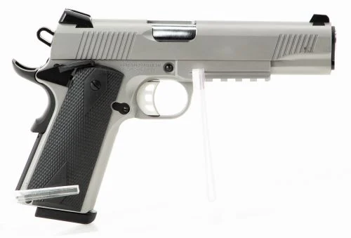 Tisas 1911 A1 Duty Rail .45 ACP Stainless/Silver Pistol