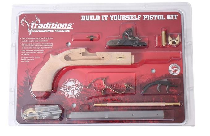 Traditions Firearms Trapper Flintlock Pistol Kit .50 Flintlock Pistol Kit