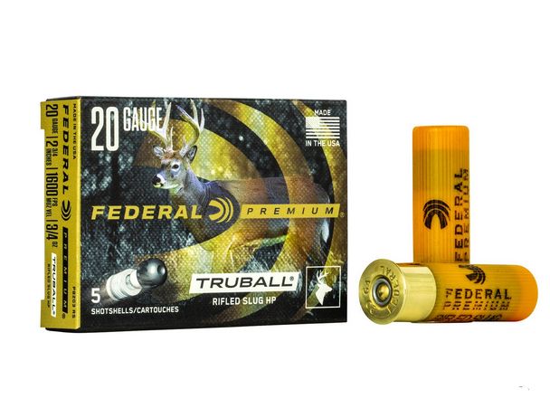 Federal Premium Vital-Shok TruBall Rifled Slug 20 Gauge