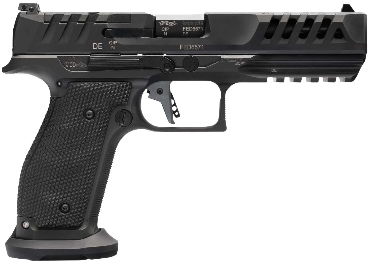 Walther Arms PDP SF Match Steel Frame 9mm Matte Black Pistol