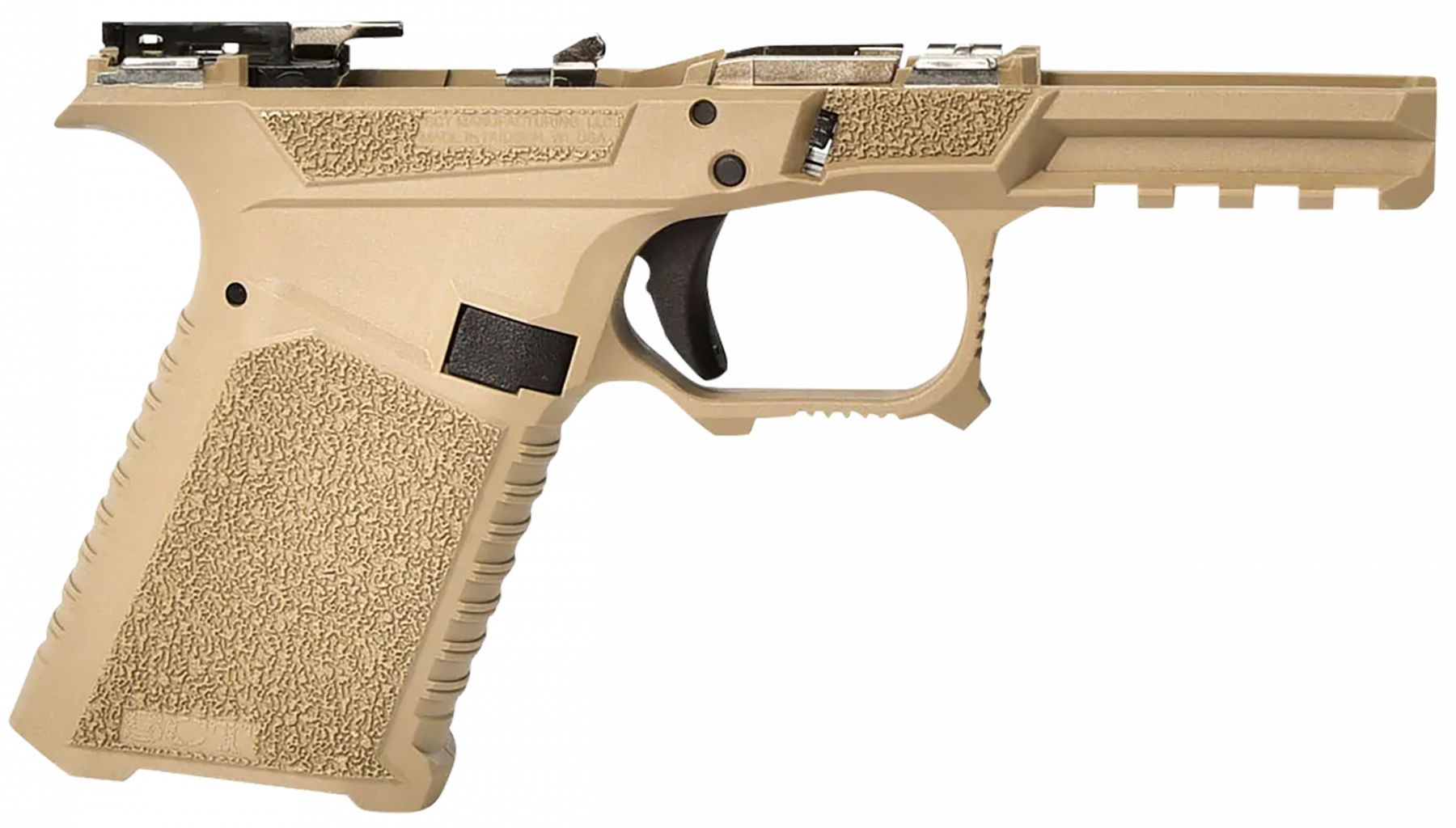 SCT Manufacturing 0226000000IA Compact Gen3 19/23/32 Glock-Compatible Polymer Frame 9mm Flat Dark Earth Glock-Compatible Pistol Frame