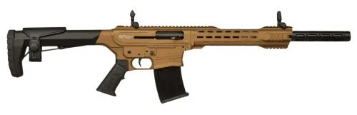 GForce Arms GF25 Magazine-Fed AR-Style 12 Gauge Bronze Cerakote Shotgun