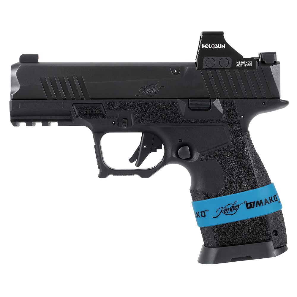 Kimber R7 Mako Carbon Compact 9mm Blue/Black Pistol w/ Holosun HS 407K