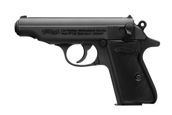 Walther Arms PP Beavertail Extension .380 ACP Semi-Gloss Blued Pistol