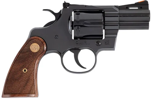 Colt Python 2.5-Inch Barrel Wood Grips .357 Mag Polished Blue Revolver