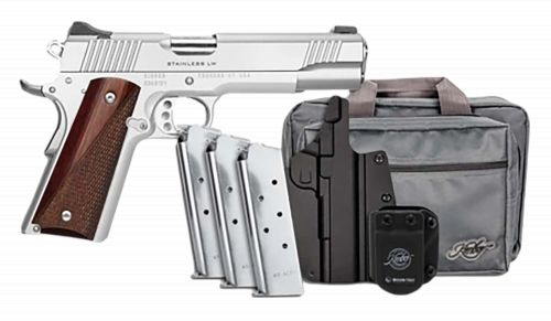Kimber Stainless LW Rosewood Club .45 ACP Stainless Steel Pistol