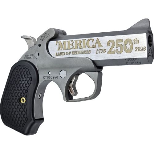 Bond Arms Cyclops 'Merica Edition .45-70 Govt. Stainless/Silver Derringer