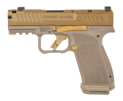 Canik METE MC9 Prime Prime Compensated 9mm FDE Frame w/ Bronze Slide Pistol