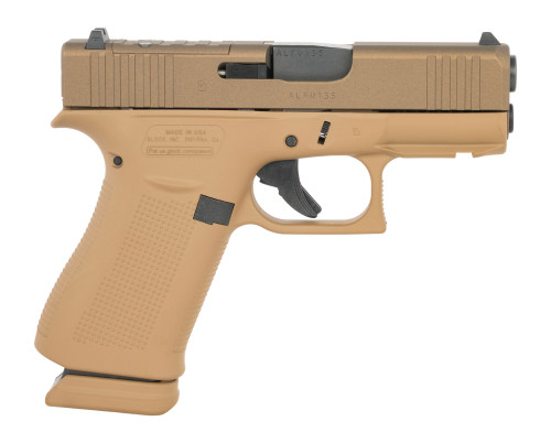 Glock 43X Optic Ready 9mm FDE Cerakote Pistol