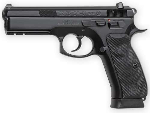 CZ 75 SP-01 Full Size 9mm Blue/Black Pistol