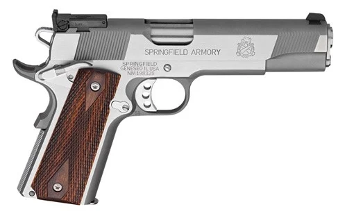 Springfield Armory 1911 Loaded Target .45 ACP Stainless/Silver Pistol
