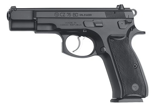 CZ 75 BD Decocker 9mm Blue/Black Pistol