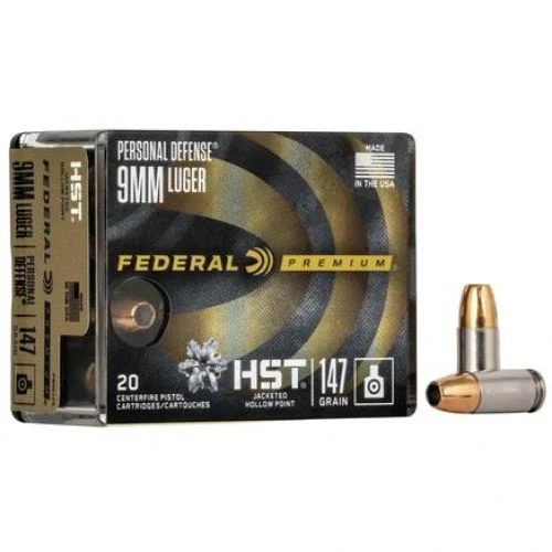 Federal Premium Personal Defense HST Jacketed Hollow Point 9mm