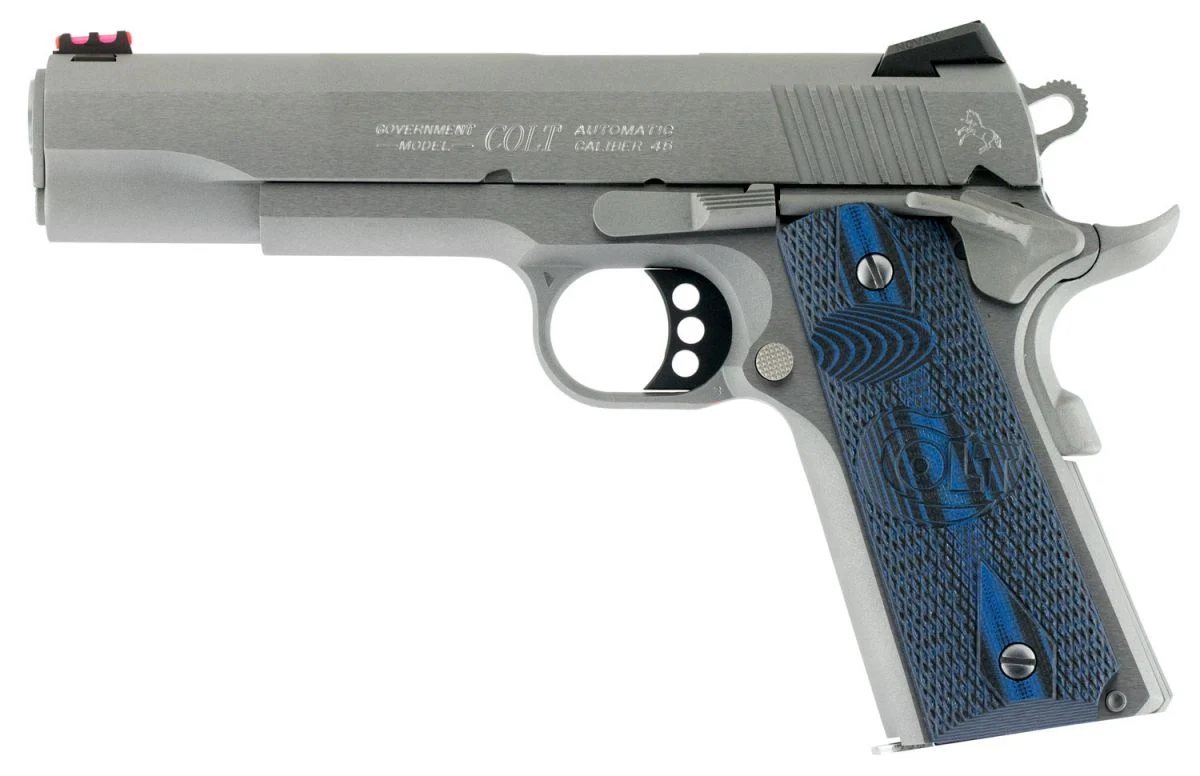 Colt 1911 Competition Government .45 ACP Stainless Pistol