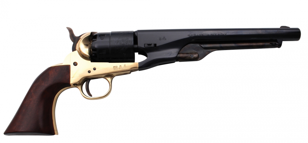 Traditions Firearms 1860 Army Revolver .44 Brass Frame with Blued Barrel Revolver
