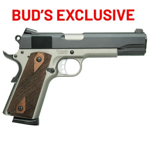 Tisas 1911-A1 Service Enhanced .45 ACP Two Tone Gun Metal Gray and Black Cerakote Pistol