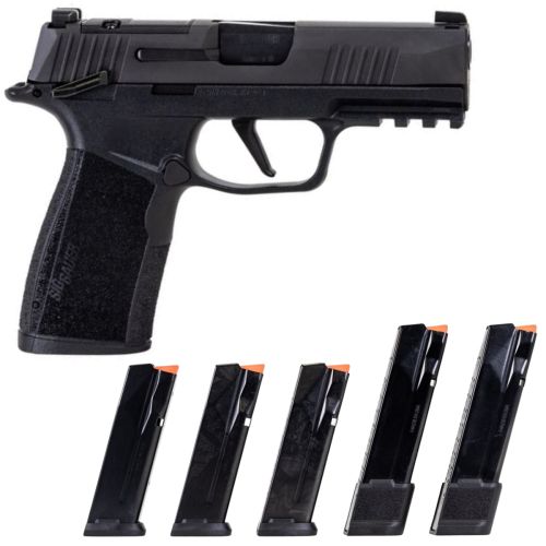 SIG SAUER P365 TACPRO XMACRO 9mm Manual Safety 3x17rd/2x21rd Magazines & Savior Bag
