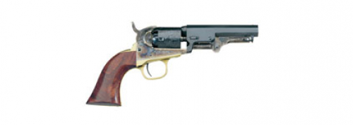 Uberti 1849 Pocket .31 Case Hardened Frame Blued Barrel Brass Accents Percussion Revolver
