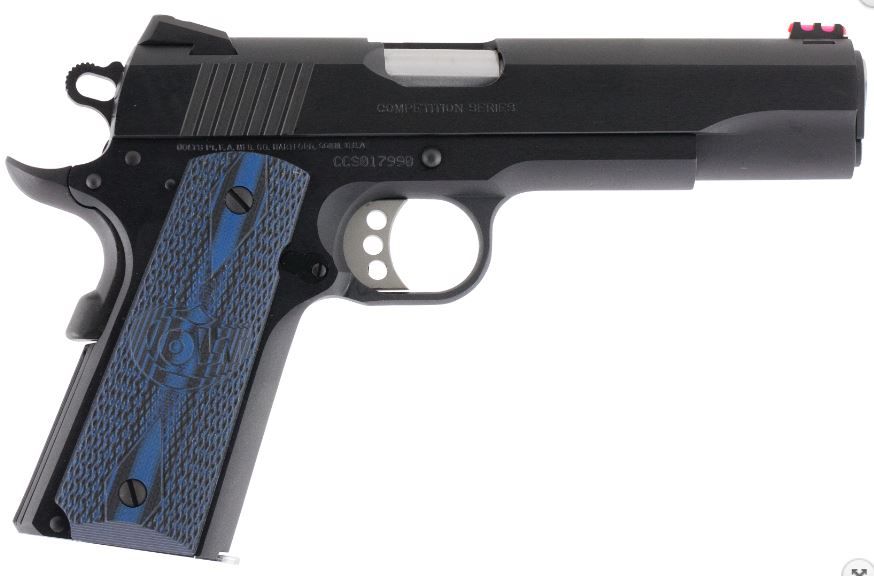 Colt 1911 Government Competition Series 70 .45 ACP Blue/Black Pistol