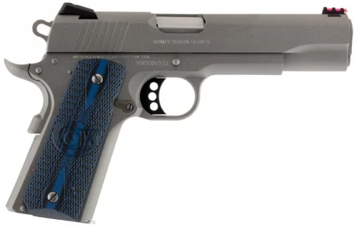 Colt 1911 Government Competition 9mm Stainless/Silver Pistol
