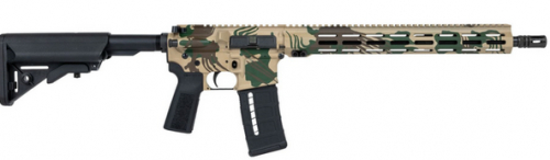 IWI US Zion-15 AR-Pattern Adjustable Stock 5.56 NATO Rhodesian Camo Rifle