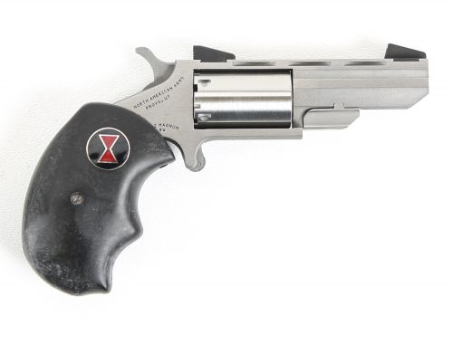 North American Arms Black Widow Convertible .22 LR .22 WMR Stainless/Silver Revolver