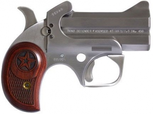Bond Arms Texas Defender .40 S&W Stainless/Silver Derringer