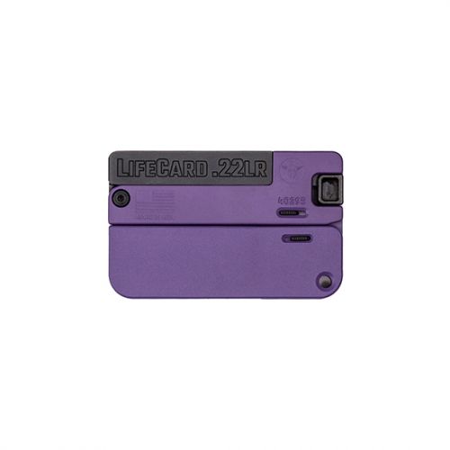 Trailblazer Firearms LifeCard Folding Single Shot .22 LR Bright Purple Pistol