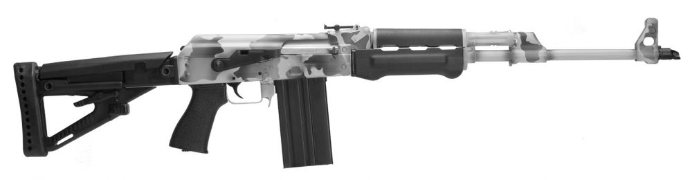 Zastava Arms ZPAP M77 AK-Pattern .308 Win Snow Camo Cerakote Rifle