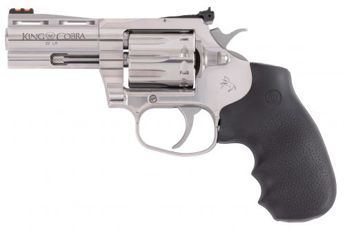 Colt King Cobra 22 LR 3-Inch Barrel Semi-Polish Stainless Steel Revolver