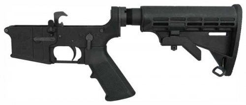 YHM AR-15 Assembled Complete Lower Receiver .223 Remington Black Matte Lower Receiver
