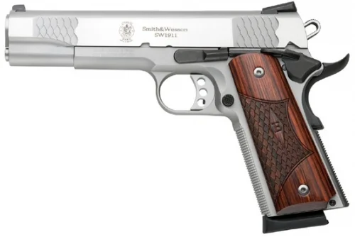 Smith & Wesson SW1911 E-Series Full Size .45 ACP Stainless/Silver Pistol