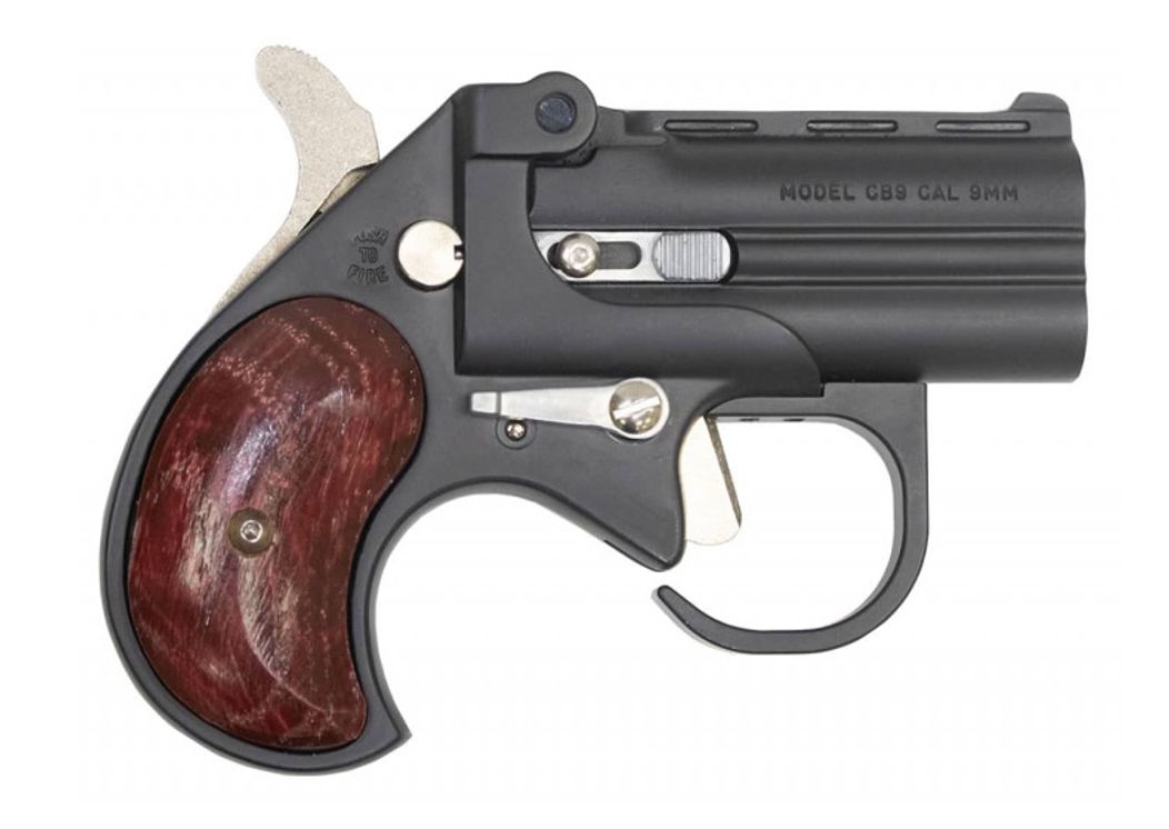 Old West Firearms Big Bore Guardian 9mm Black/Rosewood Derringer