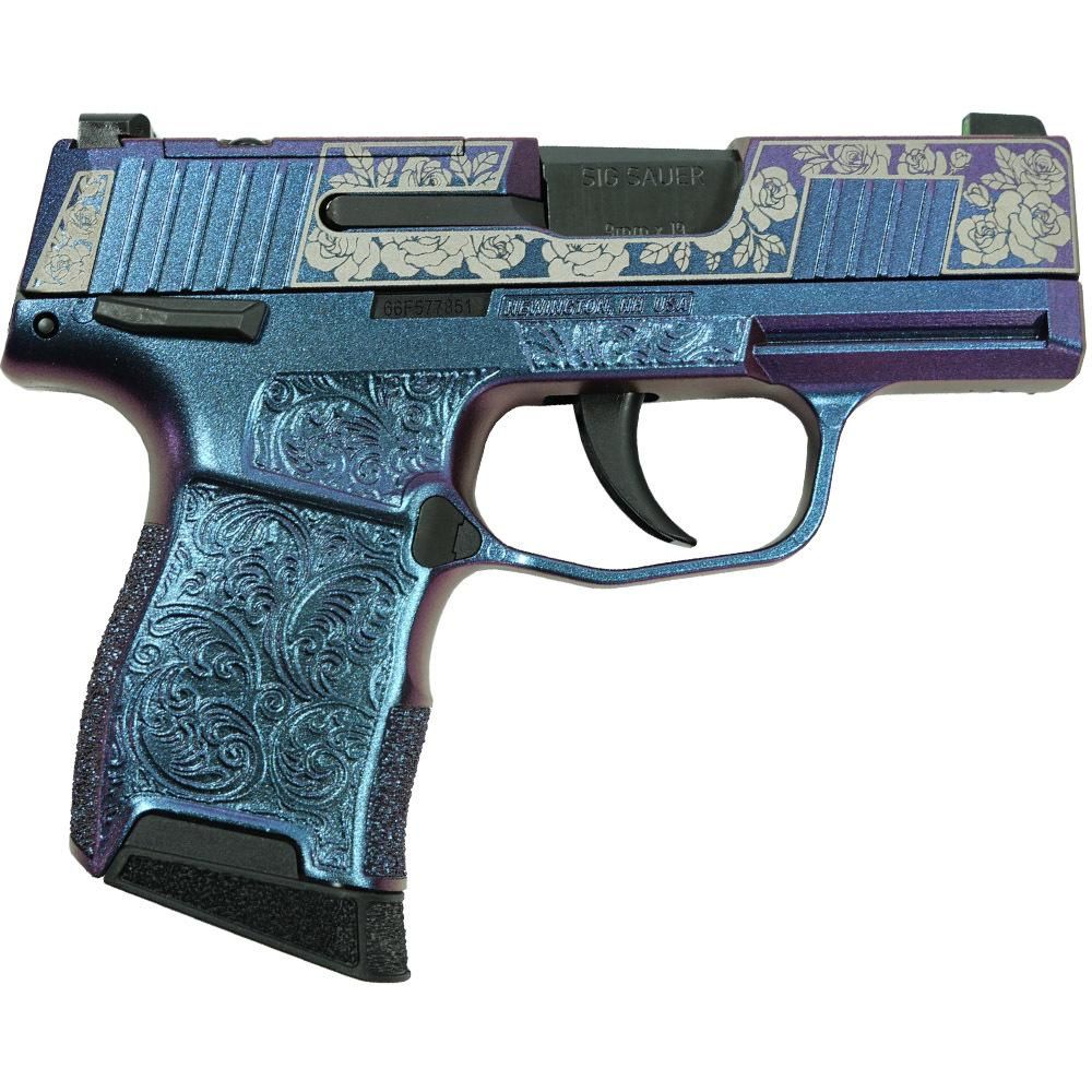 Sig Sauer P365 Gun & Roses Mongoose 9mm Purple Pistol Optic Ready