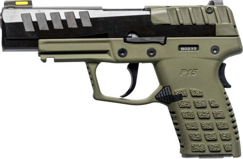 Kel-Tec P15 California Compliant 9mm Green Pistol