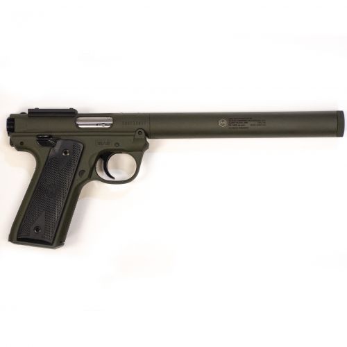 Maxim Defense Ruger Mark IV SD Integrally Suppressed .22 LR Olive Drab Green Handgun