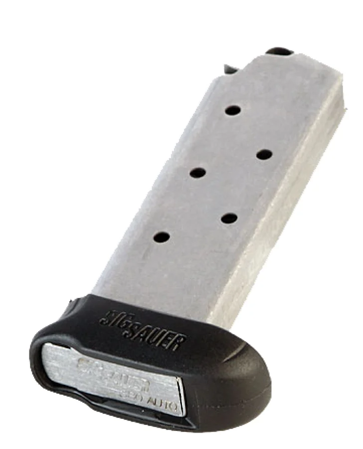 Sig Sauer P238 X-Grip Extended Magazine Steel