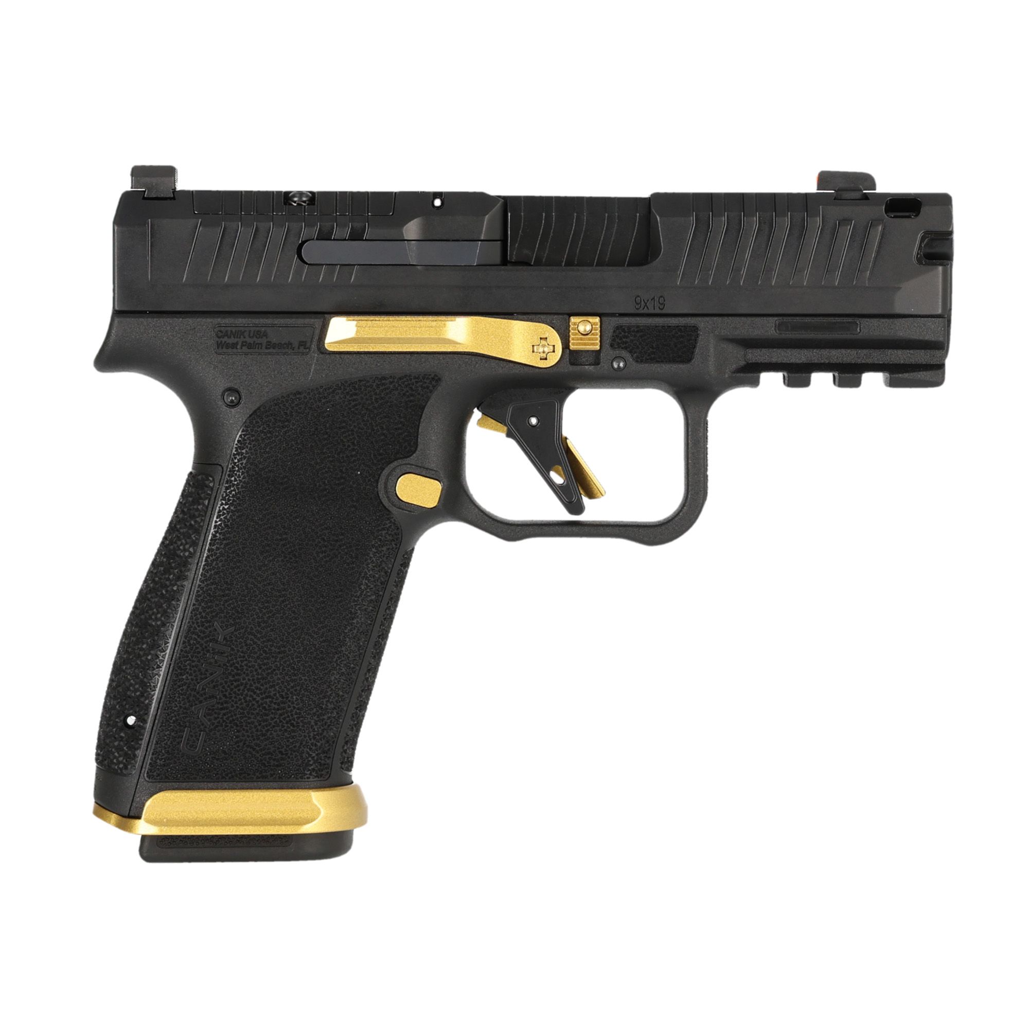 Canik METE MC9 Prime Compact Optics-Ready 9mm Gold Pistol