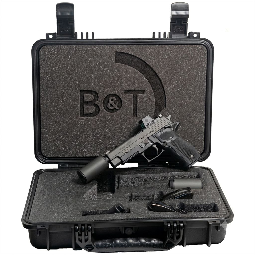 SIG Sauer P226 Hush Puppy Kit 9mm Black Pistol w/ ROMEO-X Red Dot Sight