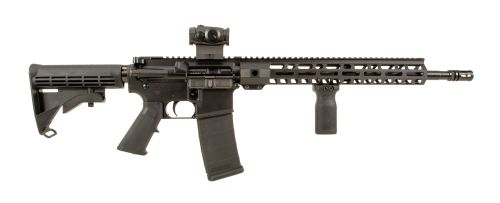 Used Palmetto State Armory PA15, .223/5.56MM, 2 Magazines, Red Dot, Factory Box